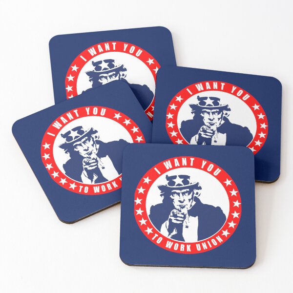 Item preview, Funny Uncle Sam - Work Union   designed and sold by Delphineclarks.