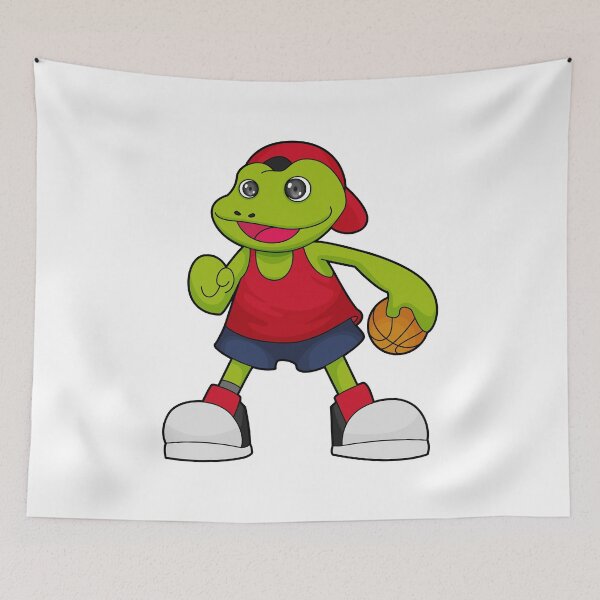 Item preview, Frog as Basketball player with Basketball designed and sold by Snabdesign84.