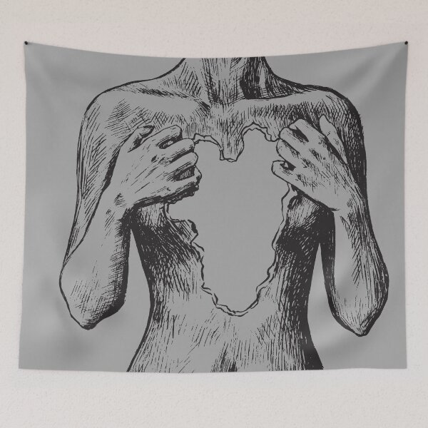 Item preview, Hole in Chest , Human Soul Metaphor designed and sold by Shifa19.