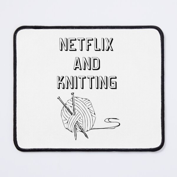 Item preview, Netflix and knitting designed and sold by Asrais.