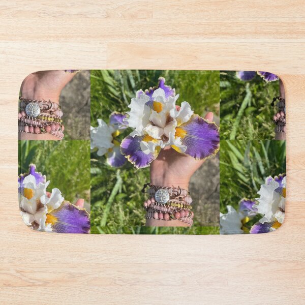 Item preview, Spring beaded Iris designed and sold by TherapeuticNest.