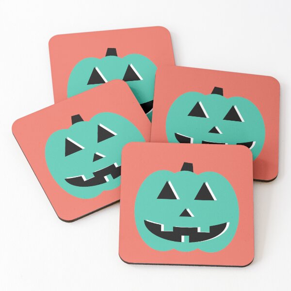Item preview, Electric Teal, Cheery Jack-o’-Lantern designed and sold by majestikmag.