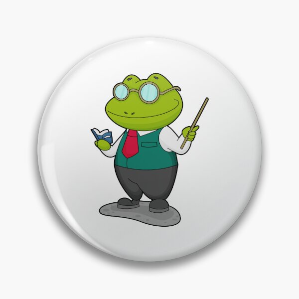 Item preview, Frog as Teacher with Book designed and sold by Snabdesign84.