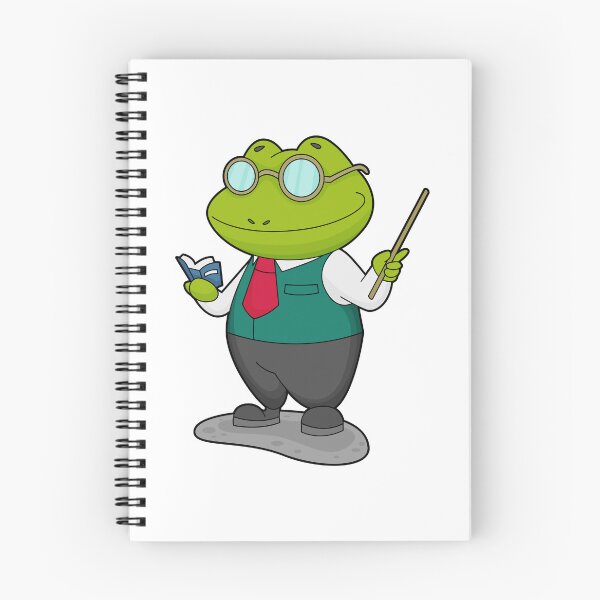 Item preview, Frog Teacher Book School designed and sold by Snabdesign84.