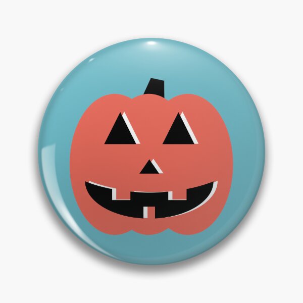 Item preview, Cheery Jack-o’-Lantern, Electric Orange and Blue designed and sold by majestikmag.
