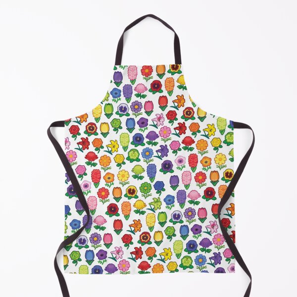 Item preview, Rainbow Flower Power designed and sold by Gatto Viola Designs by Alessandra Ragusa.