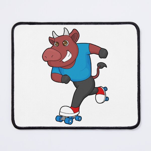 Item preview, Bull at Inline skating with Roller skates designed and sold by Snabdesign84.