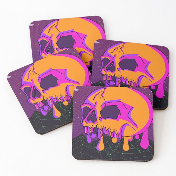 Item preview, Cyber Goth Lofi Skull designed and sold by ZombieCheshire.