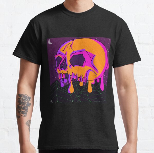 Alternative Nu Goth Clothing Women, Men Goth Aesthetic 666 Skull T-shirt -   Canada
