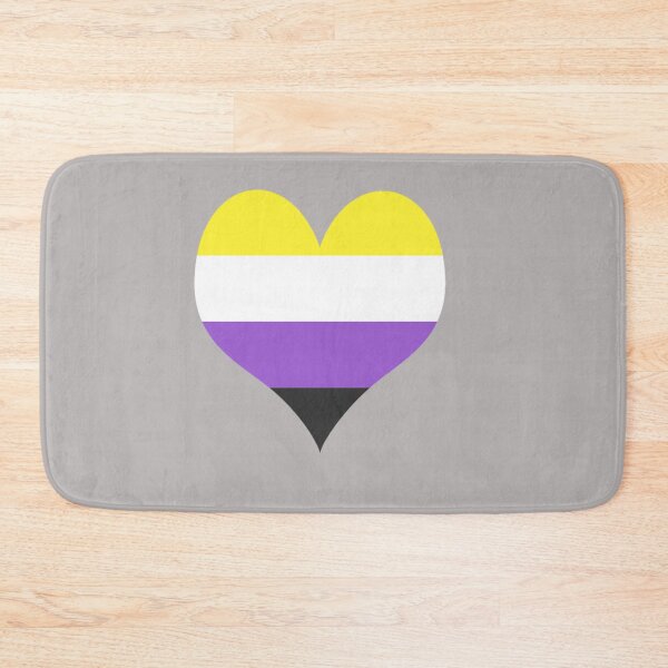 Item preview, Non binary pride heart designed and sold by Asrais.