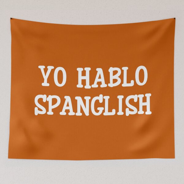 Item preview, Funny Yo Hablo Spanglish  designed and sold by Design-Maniya.