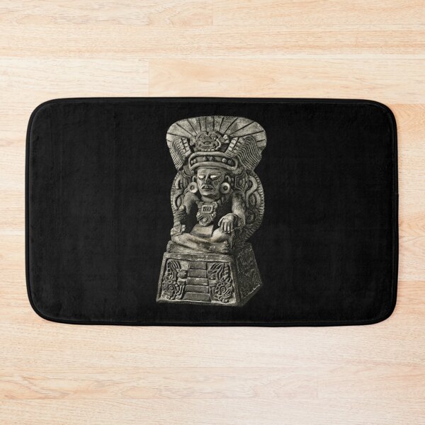 Item preview, Zapotec Toltec Figure Seated Upon a Pyramid designed and sold by signsandsymbols.