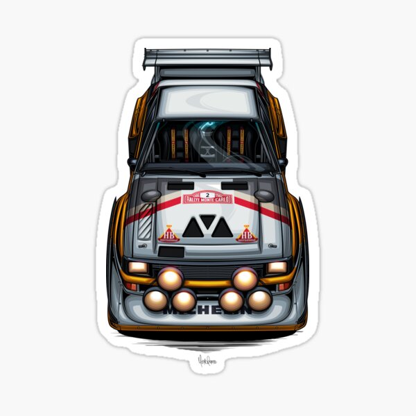 Sport Quattro S1 E2 Rallye Groupe B Art Sticker
