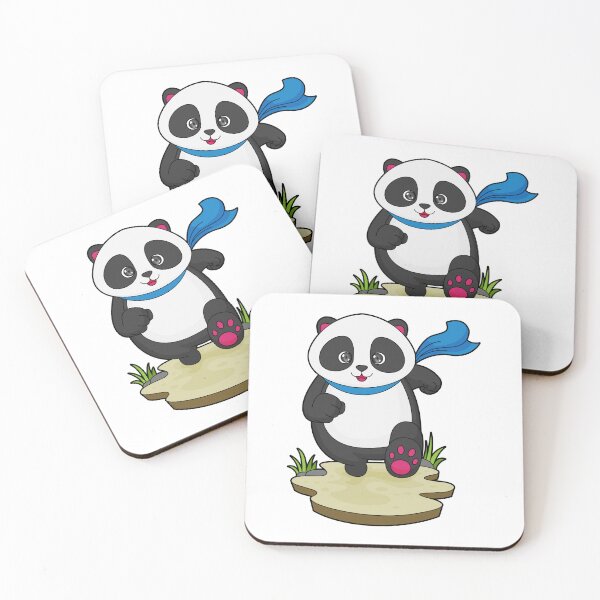 Item preview, Panda as Runner with Scarf designed and sold by Snabdesign84.