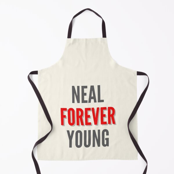 Item preview, Neal forever young bold grey and red typography design designed and sold by WordStruggle.