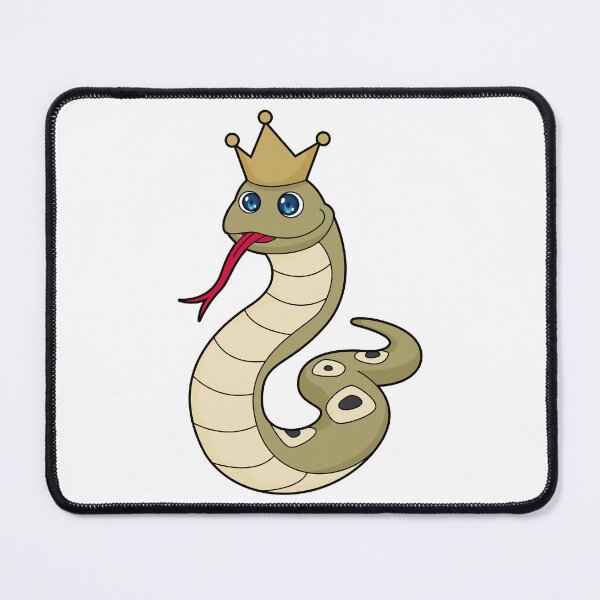 Aperçu de l'œuvre Snake as King with Crown créée et vendue par Snabdesign84.