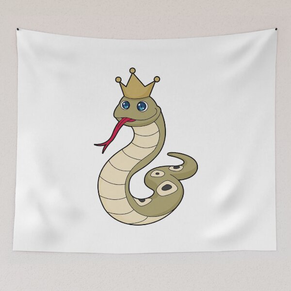 Aperçu de l'œuvre Snake as King with Crown créée et vendue par Snabdesign84.
