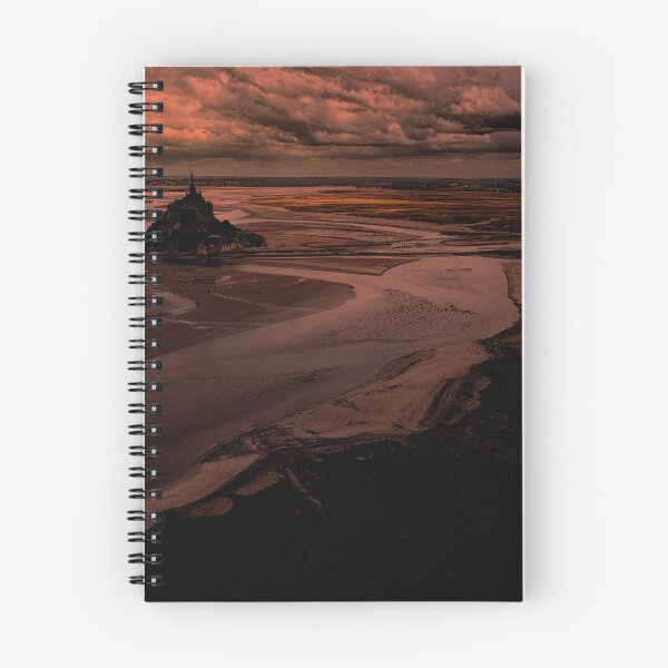 Item preview, Mont Saint-Michel Tidal Basin Sunset designed and sold by nbrandsberg.