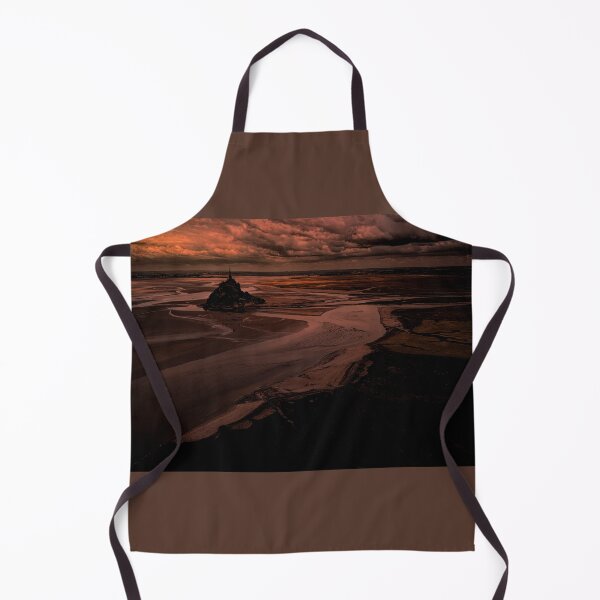 Item preview, Mont Saint-Michel Tidal Basin Sunset designed and sold by nbrandsberg.
