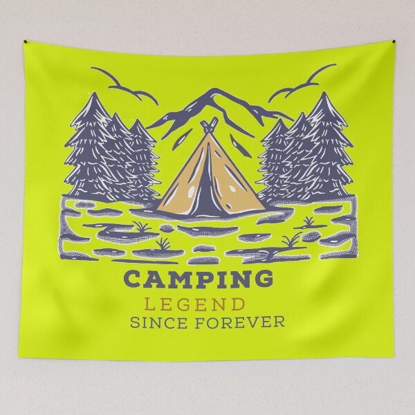 Item preview, Camping Legend Since Forever designed and sold by Artistusha.