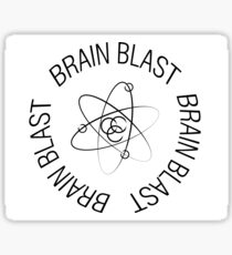 Atom Brain Blast Sticker