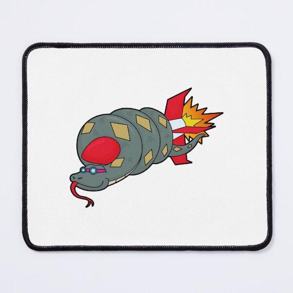 Item preview, Snake with Rocket designed and sold by Snabdesign84.