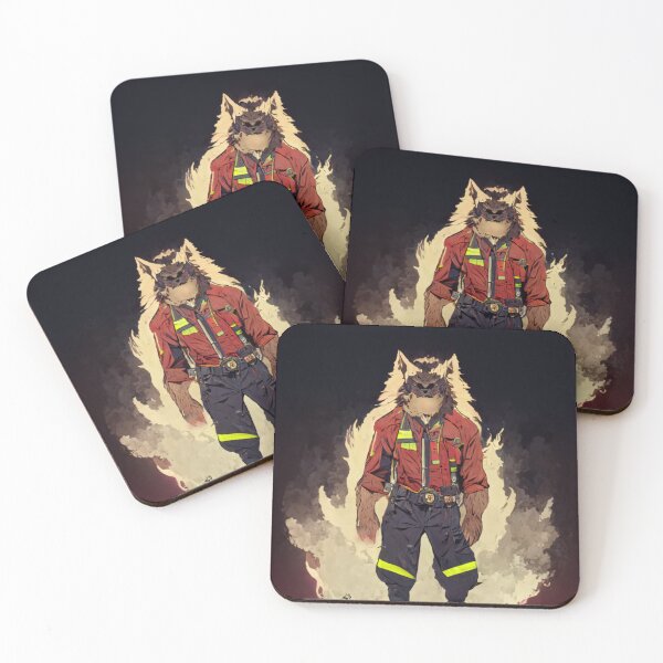 Item preview, Fireman Werewolf Pyrokinetic designed and sold by MilesJager.