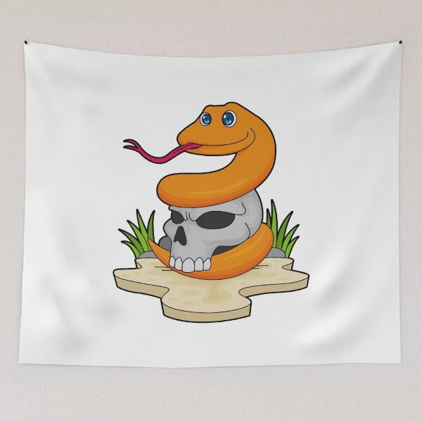 Item preview, Snake with Skull designed and sold by Snabdesign84.