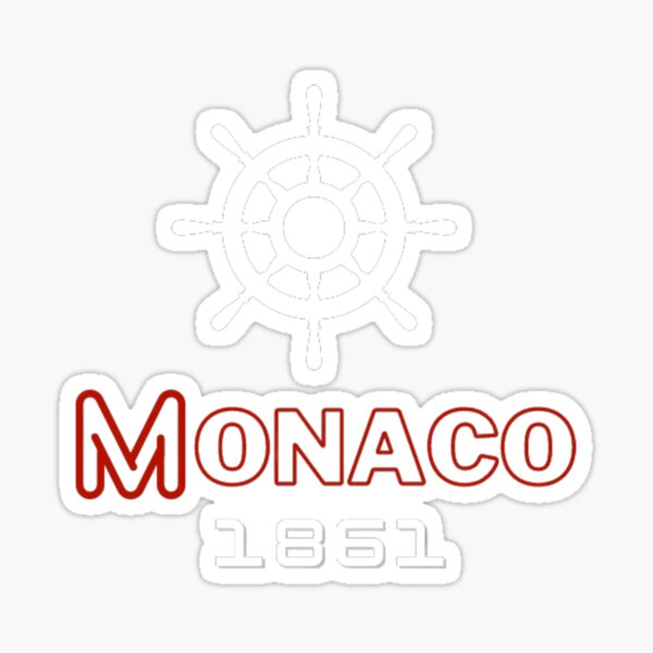 monaco yacht club sticker