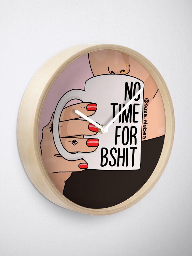 Alternate view of No time by Sasa Elebea Clock