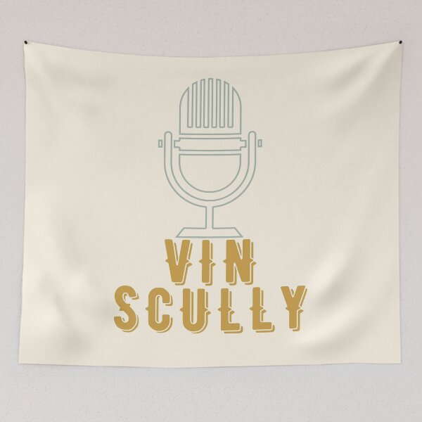 Item preview, Vin Scully Microphone designed and sold by AmmarSherJaan.