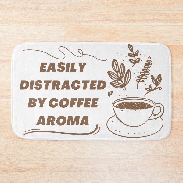 Artikelvorschau, Leicht abgelenkt durch Kaffeearoma entworfen und verkauft von InsaneCorner.