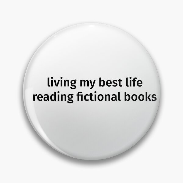 Item preview, Living my best life reading fictional books designed and sold by madewithstars.