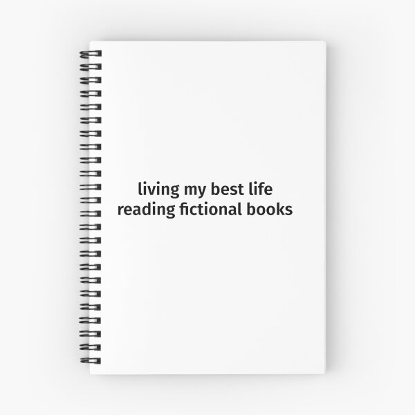 Item preview, Living my best life reading fictional books designed and sold by madewithstars.