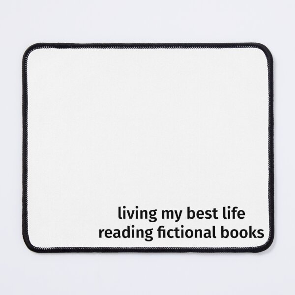 Item preview, Living my best life reading fictional books designed and sold by madewithstars.