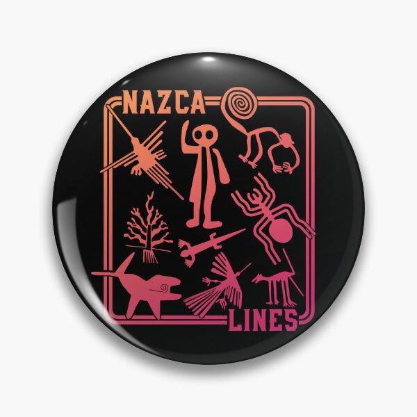 Item preview, Nazca Lines - Colorful Gradient Geoglyph Montage designed and sold by NatIntrovertSoc.
