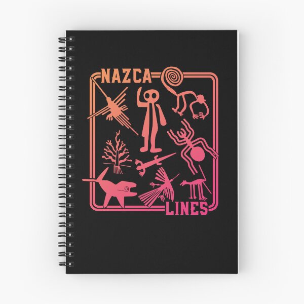 Item preview, Nazca Lines - Colorful Gradient Geoglyph Montage designed and sold by NatIntrovertSoc.