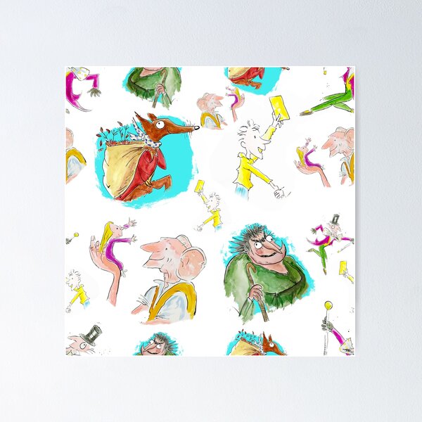 Item preview, Roald Dahl Character patterns designed and sold by Deanosdoodles.