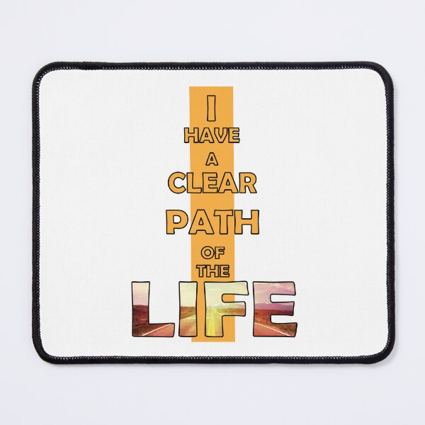 Item preview, I Have a Clear Path of the Life Motivational Lettering Design designed and sold by RiyonArts.