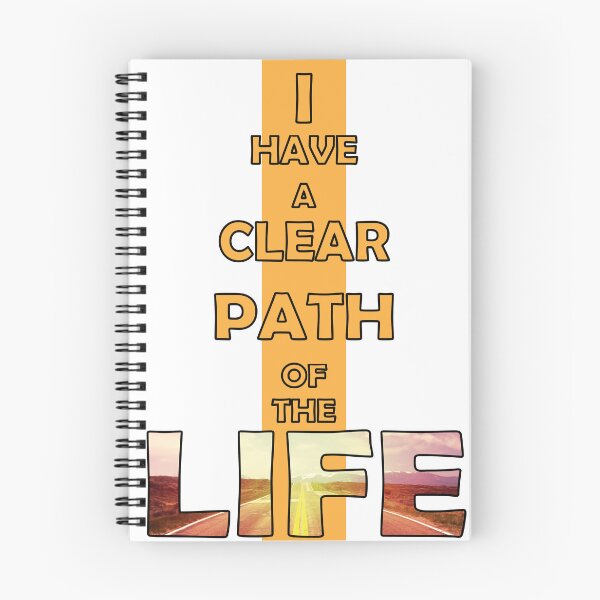 Item preview, I Have a Clear Path of the Life Motivational Lettering Design designed and sold by RiyonArts.