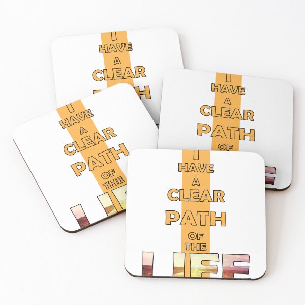 Item preview, I Have a Clear Path of the Life Motivational Lettering Design designed and sold by RiyonArts.