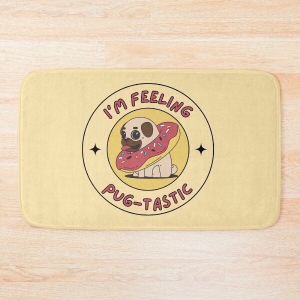 Item preview, I'm Feeling Pug-tastic RED Pugtastic designed and sold by to-esu.