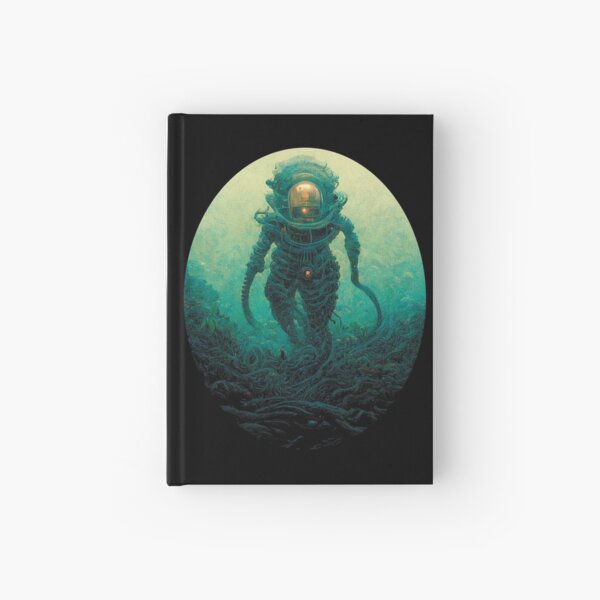 Item preview, Underwater Science Fiction Art | Biomechanical Alien Diver designed and sold by TMBTM.