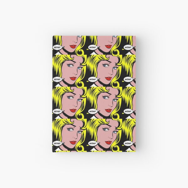 Comic Pop Art Hardcover Journal Matte Wow Crash A5 Notebook Funky