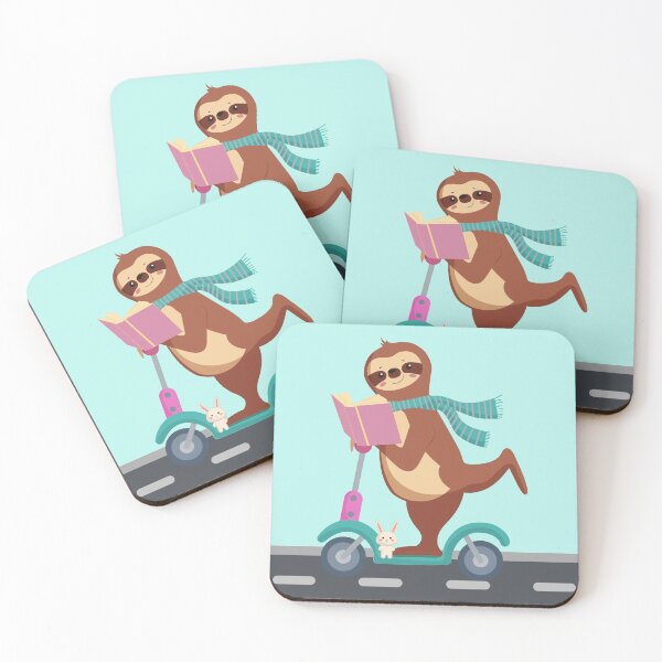 Item preview, Sloth on a Scooter designed and sold by tmdaliggr.