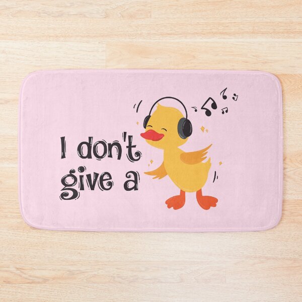 Item preview, "I don't give a " cute duck illustration designed and sold by Cosmodoody.