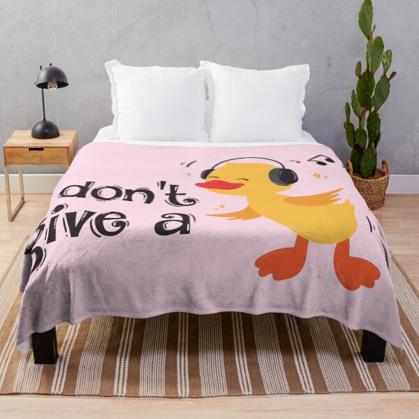 Item preview, "I don't give a " cute duck illustration designed and sold by Cosmodoody.