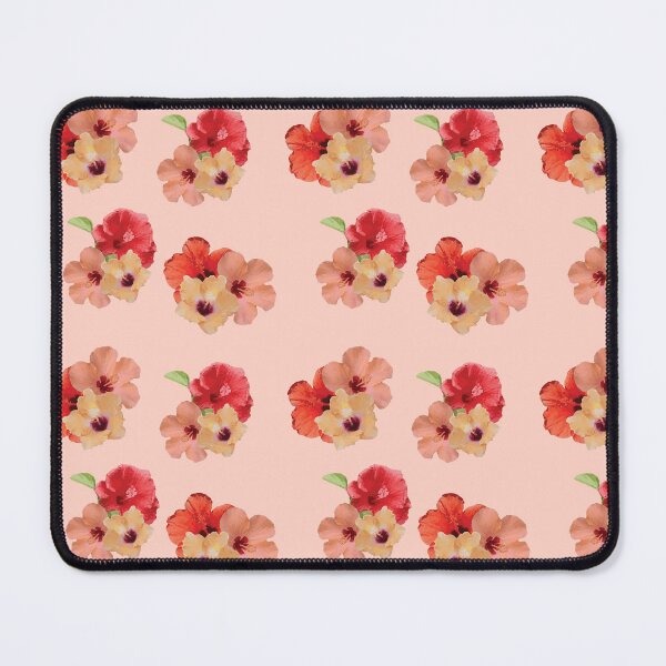 Item preview, Rosemallows flowers pink bg designed and sold by Maria Garcia´s.