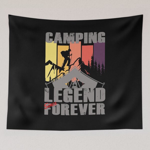 Item preview, Camping Legend Since Forever designed and sold by my-green-gecko.