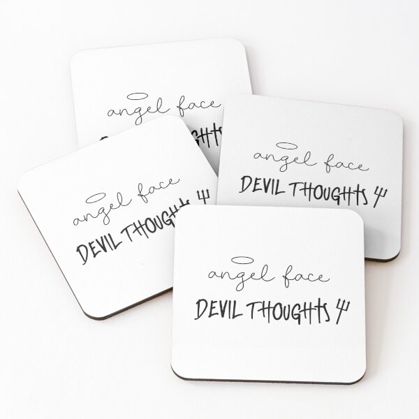 Item preview, Angel face Devil thoughts designed and sold by TheLemonBox.